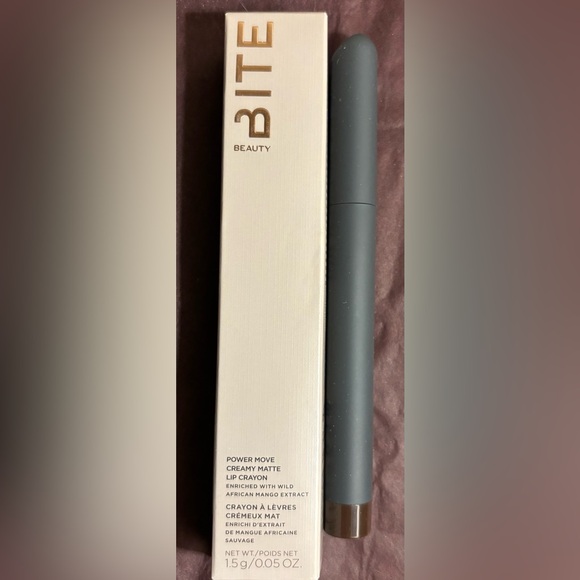 Bite Beauty-Power Move-Creamy Matte-Lip Crayon-Midnight Rye-NWB - Picture 8 of 8